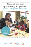 Coverbild - Begleitheft Essenssituationen sprachanregend gestalten