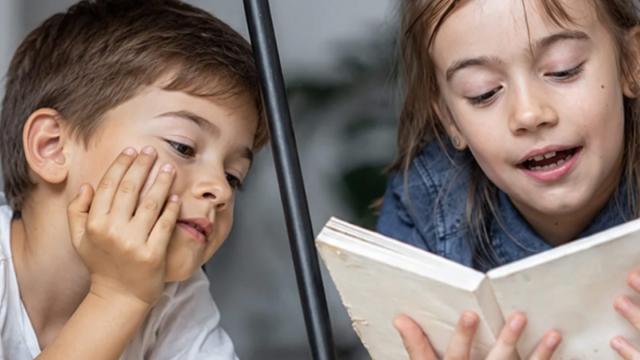 Kinder beim Lesen