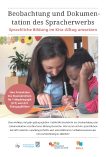 Coverbild - Fachtext Beobachtung und Dokumentation zur Unterstützung des Spracherwerbs