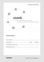 Coverbild - Sismik. Sprachverhalten und Interesse an Sprache bei  Migrantenkindern in Kindertageseinrichtungen
