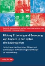 Coverbild - Handreichung zum Bayerischen Bildungs- und Erziehungsplan