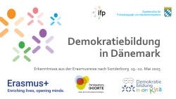 Screenshot der Titelfolie zur Präsentation "Demokratiebildung in Dänemark"