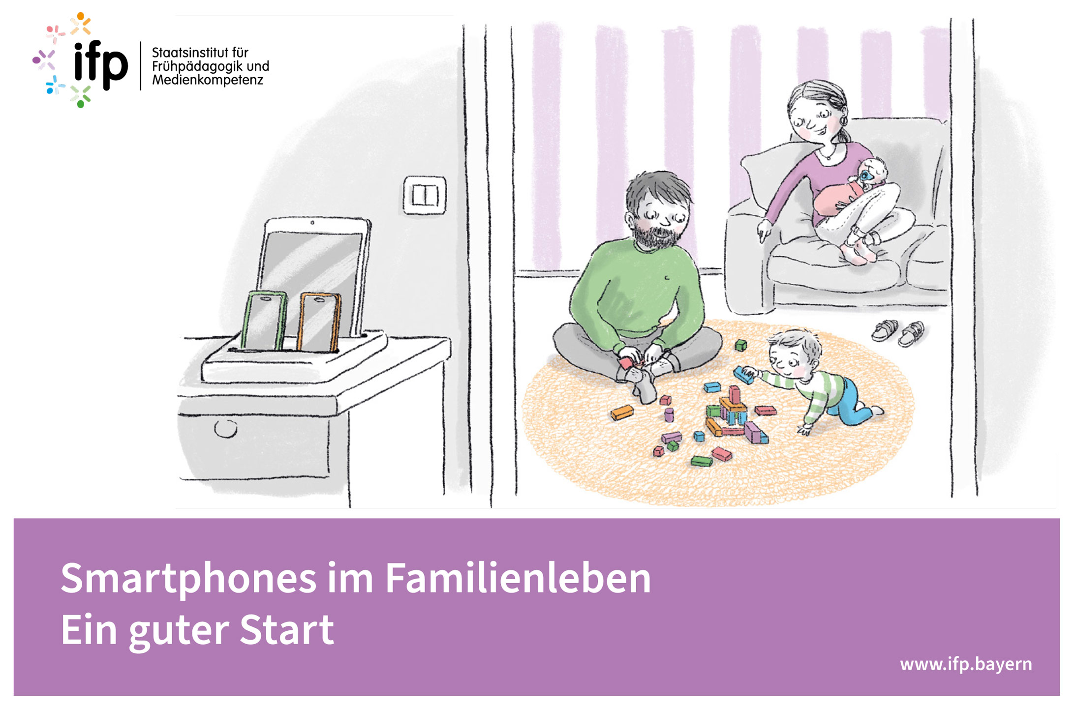 Cover - Leporello Smartphones im Familienleben