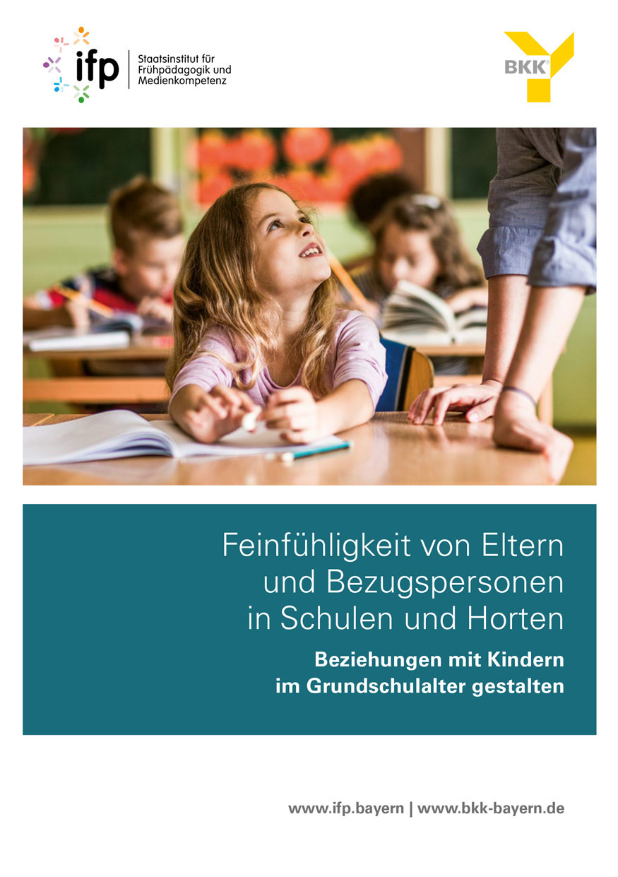 Coverbild - Feinfühligkeit von Eltern und PädagogInnen in Schulen und Horten